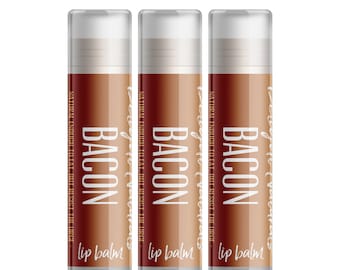 Delight Naturals Bacon Lip Balm - Three Pack