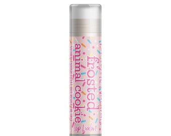 Delight Naturals Frosted Animal Cookie Lip Balm