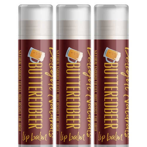 Butteredbeer Lip Balms Three Pack Etsy