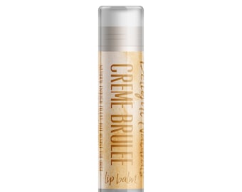 Delight Naturals Creme Brulee Lip Balm - Single Tube