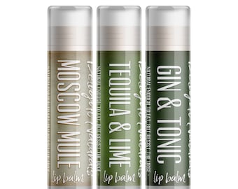 Delight Naturals Light Cocktails Lip Balm Set