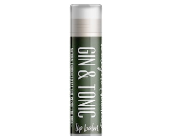 Delight Naturals Gin and Tonic Lip Balms - Single Tube