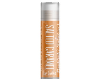 Delight Naturals Salted Caramel Lip Balm - Single Tube