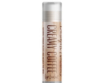 Bálsamo labial cremoso de café Delight Naturals - Tubo individual