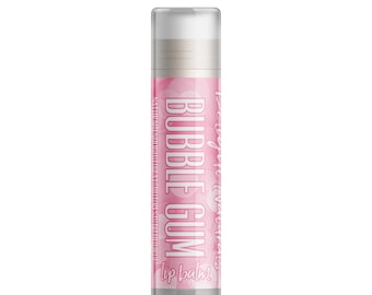 Delight Naturals Bubble Gum Lip Balm - Single Tube