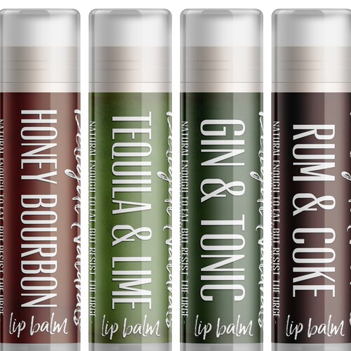 Mini Bar Lip Balm Gift Set Set of Four Etsy