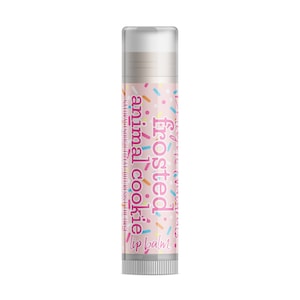 Delight Naturals Frosted Animal Cookie Lip Balm