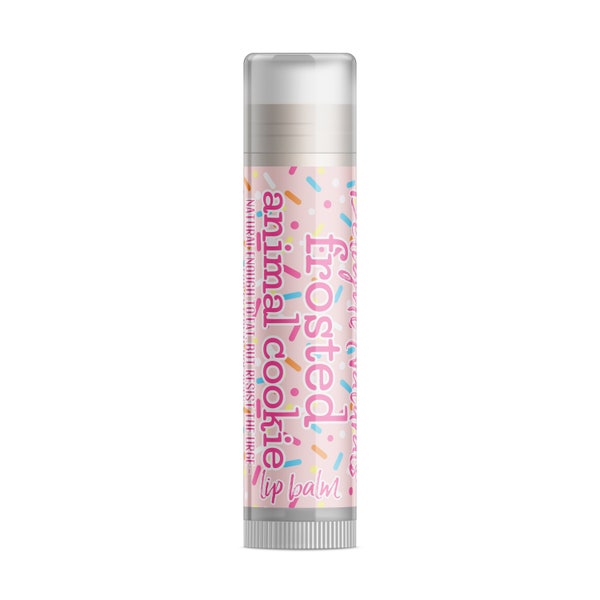 Delight Naturals Frosted Animal Cookie Lip Balm - Single Tube