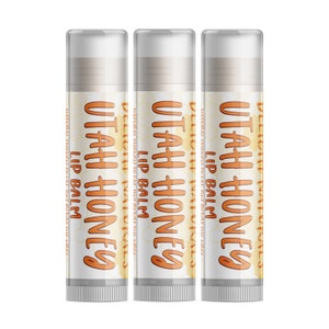Delight Naturals Utah Honey Lip Balm - Three Pack