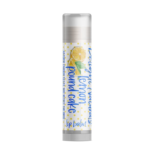 Delight Naturals Lemon Pound Cake Lip Balm - Single Tube