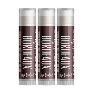 Delight Naturals Bordeaux Wine Lip Balm - Three Pack