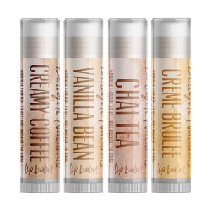 Delight Naturals Coffee House Lip Balm Set - Set of Four