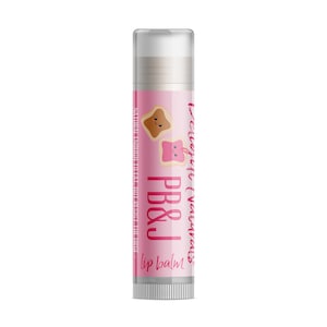 Delight Naturals PB&J Lip Balm (Strawberry) - Single Tube