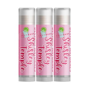 Delight Naturals Shirley Temple Lip Balm - Three Pack