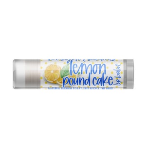 Delight Naturals Jumbo Lemon Pound Cake Lip Balm - Single Tube