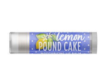 Delight Naturals Jumbo Lemon Pound Cake Lip Balm
