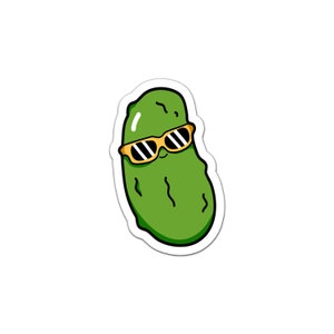 Delight Naturals Big Dill Pickle Sticker - Dill Pickle Sticker