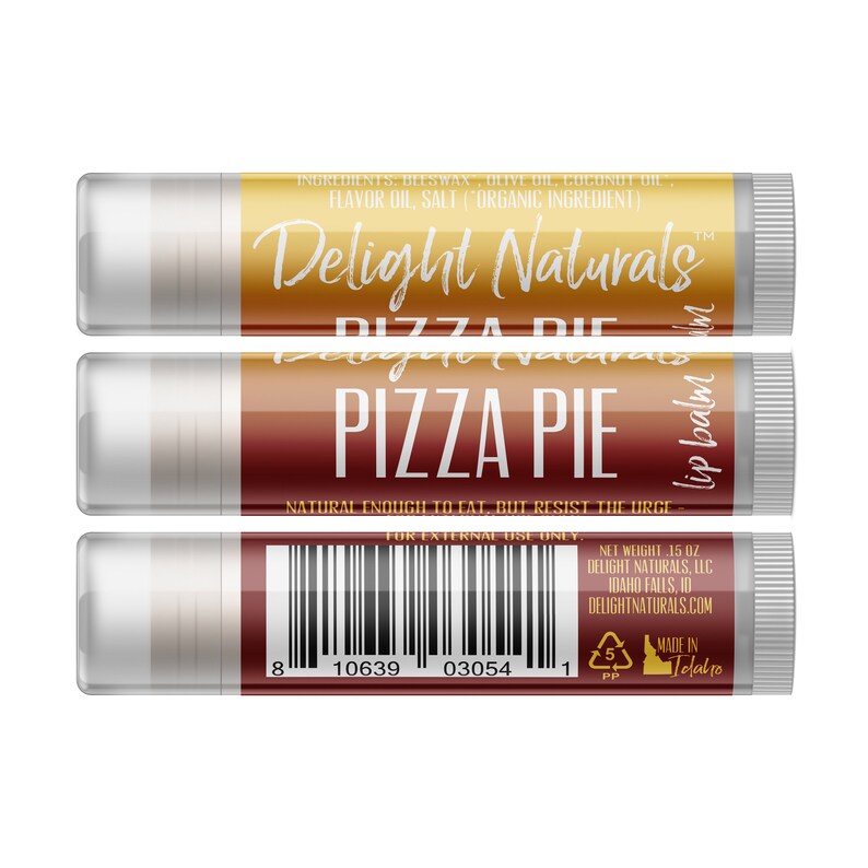 Pizza Pie Lip Balm Single Tube Etsy