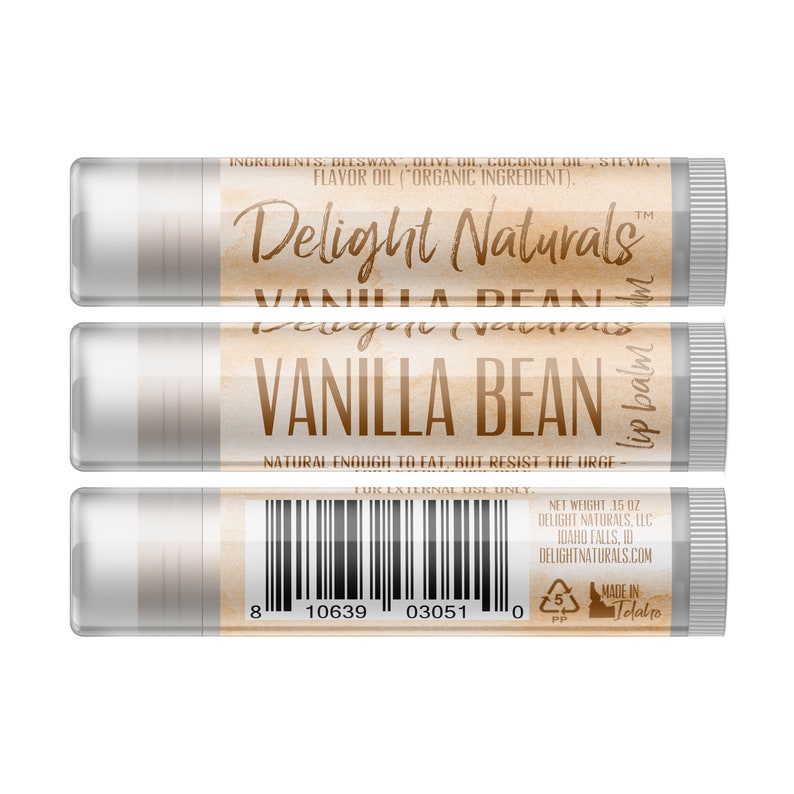 Delight Naturals Coffee House Lip Balm Set Set of Four image 5