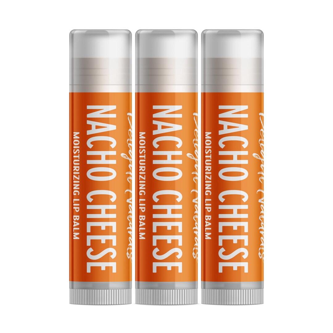 Delight Naturals Nacho Cheese Lip Balm - Three Pack - Etsy