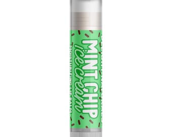 Delight Naturals Mint Chip Ice Cream Lip Balm