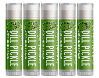 Delight Naturals Dill Pickle Lip Balm - Five Pack