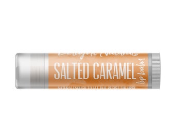 Delight Naturals Jumbo Salted Caramel Lip Balm - Single Tube