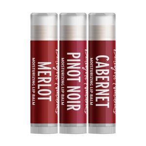 Delight Naturals Red Wine Lip Balm Set