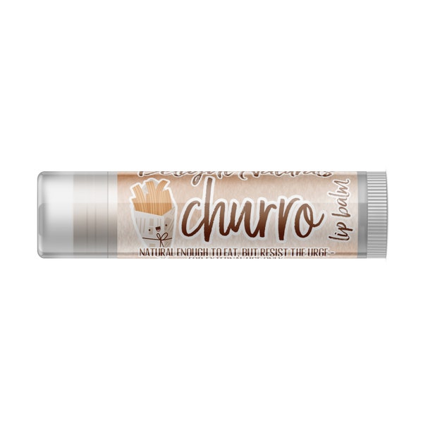 Delight Naturals Jumbo Churro Lip Balm - Single Tube