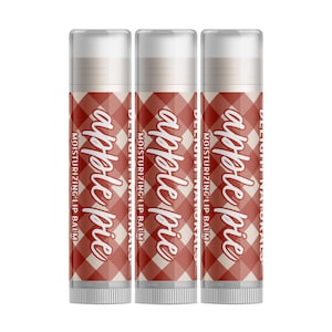 Delight Naturals Apple Pie Lip Balm - Three Pack