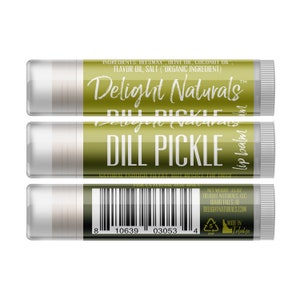 Delight Naturals Dill Pickle Lip Balm Set of Three imagem 2
