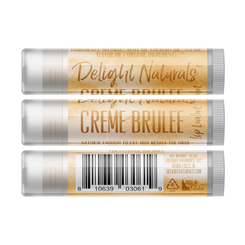 Delight Naturals Coffee House Lip Balm Set Set of Four image 4