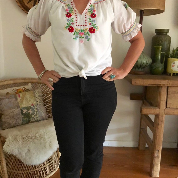 Vintage Hungarian Blouse