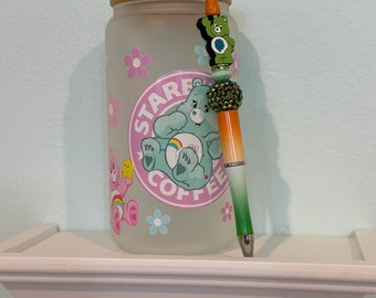 Care bear cup and pen