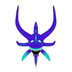 Vejigante Azul Sticker