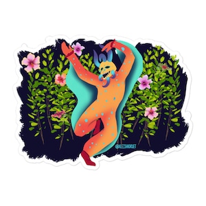 Dancing Vejigante Sticker
