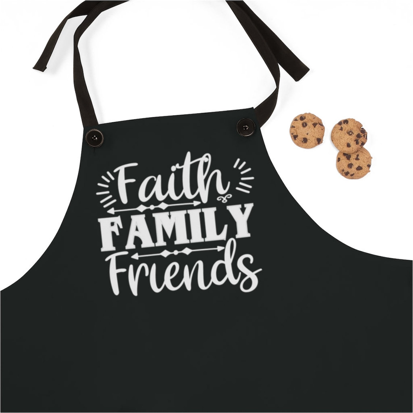 Faith Family Friends Apron - Christian Religious Gift - Etsy