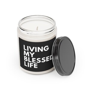 Living My Blessed Life Scented Candle, 9oz-Christian Gift-Christian Candle-Gift For Mom-Gift For Her