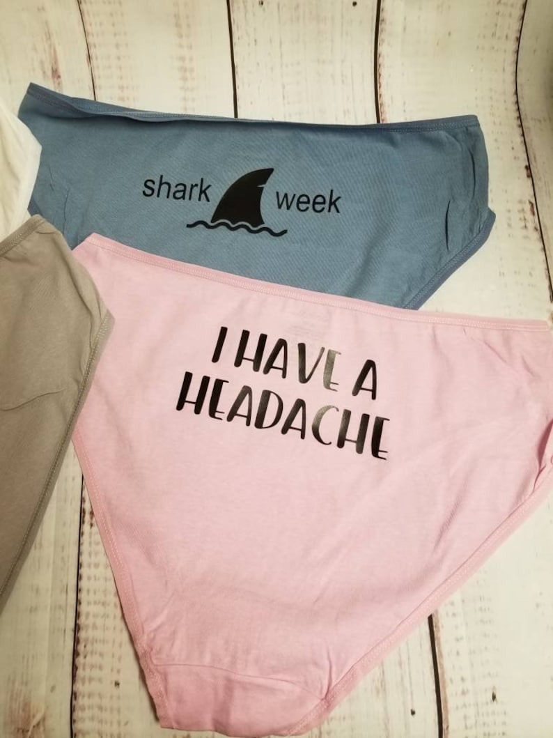 Funny Undies Sassy Ladies Panties Funny Underwear Set of 4 Etsy UK