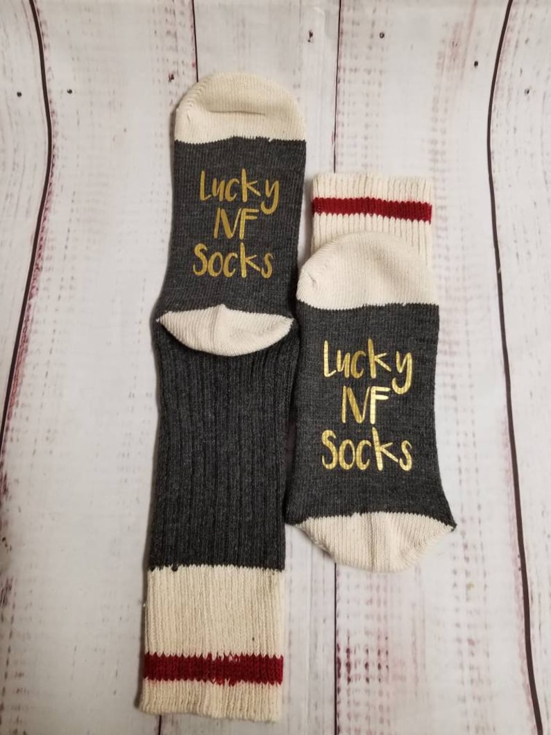 Lucky IVF socks Lucky Socks Etsy
