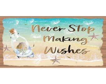 Never stop wishing | Etsy