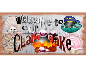 Backyard clambake decorations