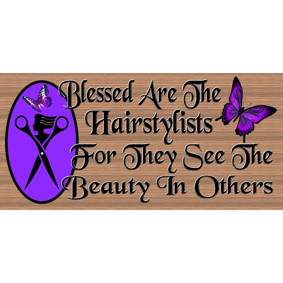 Hairdresser Wood Signs Hairstylist Sign Gs 3151 Stylist Etsy