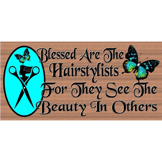 Hairdresser Wood Signs Hairstylist Sign Gs 2514 Stylist Etsy