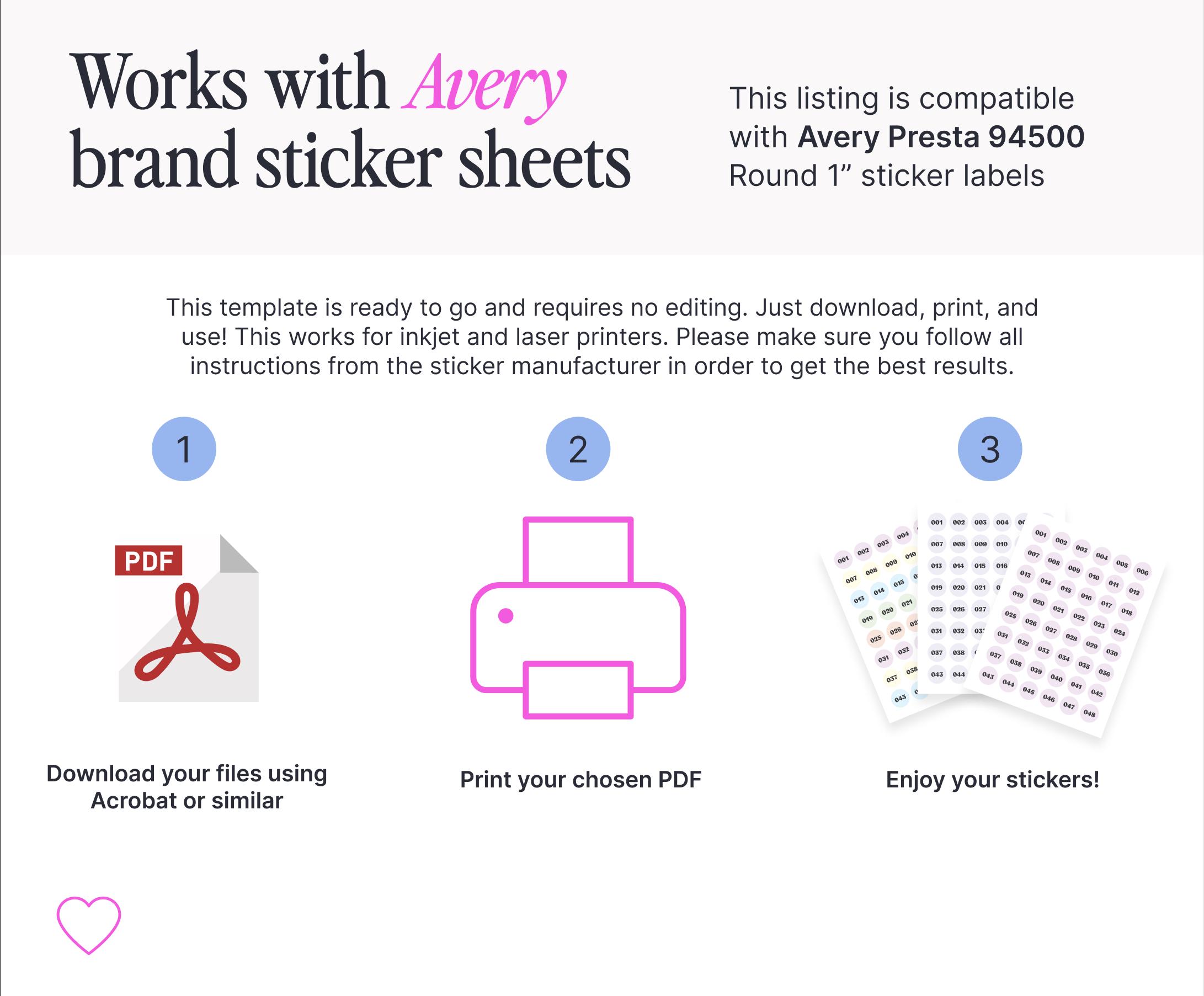 Printable Inventory Stickers for Resellers: Depop, Poshmark, Ebay (PDF ...
