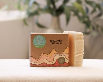 Eucalyptus Patchouli is a very satisfying scent.  This soap offers wonderful moisturizing and lather!