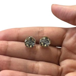 Mini Elephant Stud Earrings – Unisex, Handmade, Nature-Inspired Jewelry