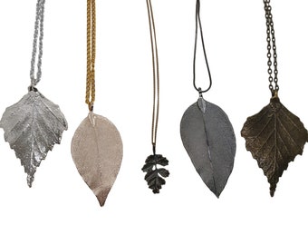 Leaf necklaces| Fall inspired| Unisex style| Vintage necklace| Floral Necklace| Wicca Necklace| Hippy Necklace| Fall Jewelry| Fall necklace