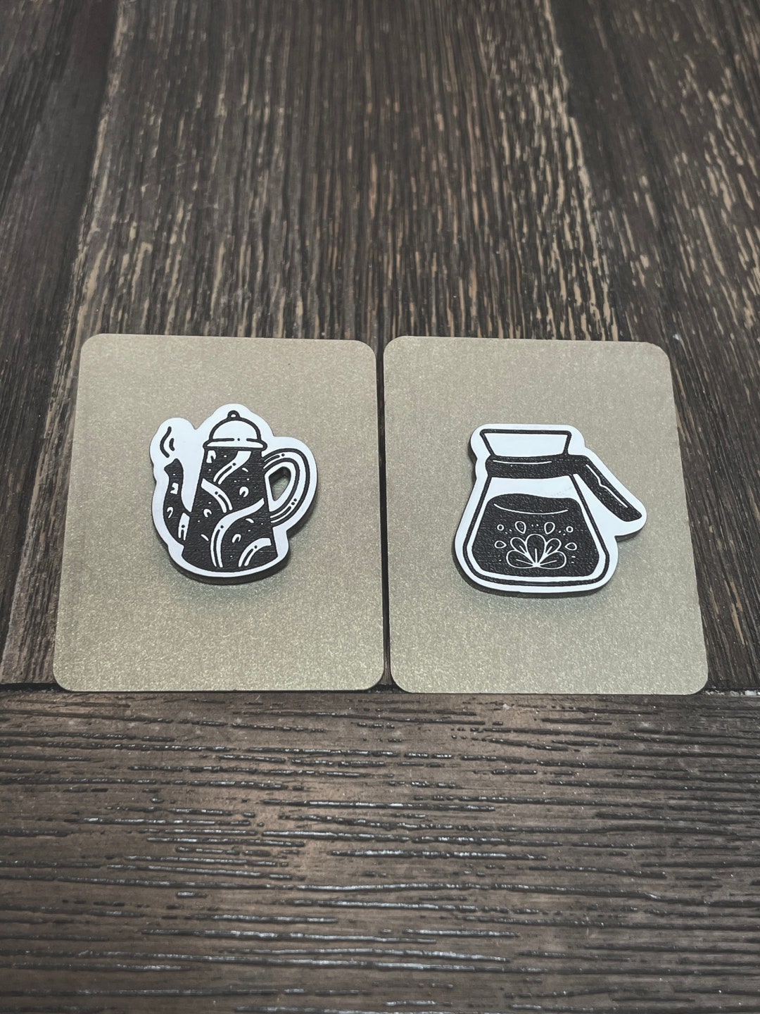 Coffee Pot and Coffee Percolator Pins Made From Acrylic Etsy