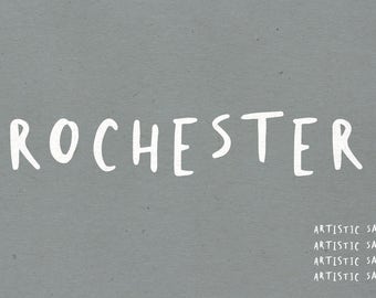 Rochester | Abstract Artistic Font